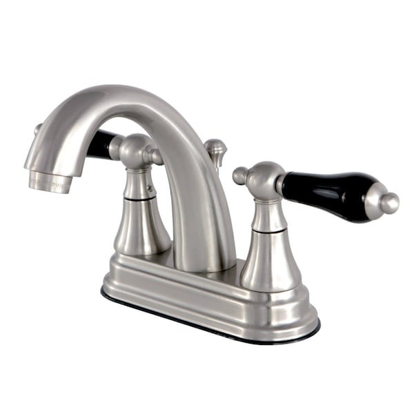 KS7618PKL 4" Centerset Bathroom Faucet, Brushed Nickel